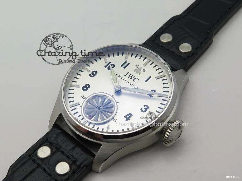 MIROTIME 0511 Big Pilot “Markus Buhler” IW5003 Turbine V6F Best Edition Silver Dial On Leather Strap A Reliable 7315